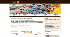 Desktop Screenshot of med-europe-terminal.com